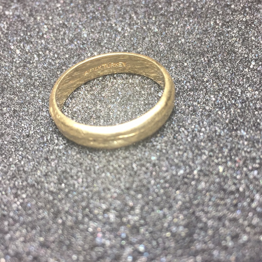 Ak 14k gold ring Turkey